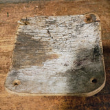 Antique Wooden plate with 3 ginger cookies