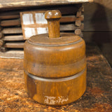 Antique Primitive Wooden Butter Mold 4.5" x 5.5"