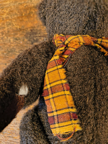 Primitive Chocolate Teddy Bear