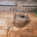 Antique Tin Betty Lamp