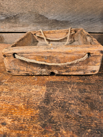 Antique hanging wooden scale