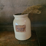 Antique Stoneware Crock Jar W/ Sweet Annie
