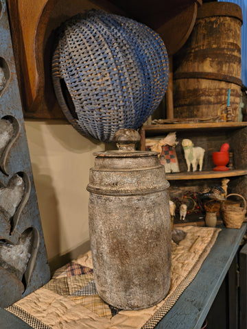 Antique Wooden Water Vessel