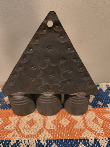 Antique Early Tin Spice Holder