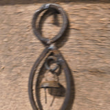 Vintage Metal Heart-Shaped Wind Chime