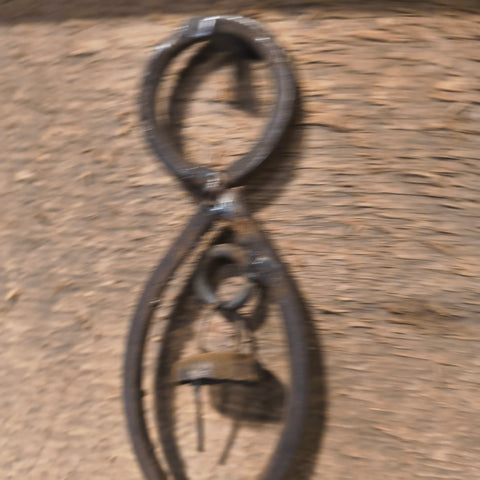 Vintage Metal Heart-Shaped Wind Chime