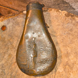 Antique Brass Powder Flask