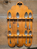 Antique Wooden Spoon Holder