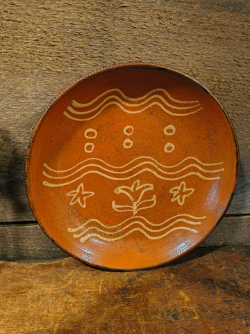 19th Century Redware Plate
