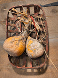 Primitive Tobacco Basket w/ Two Gourds.