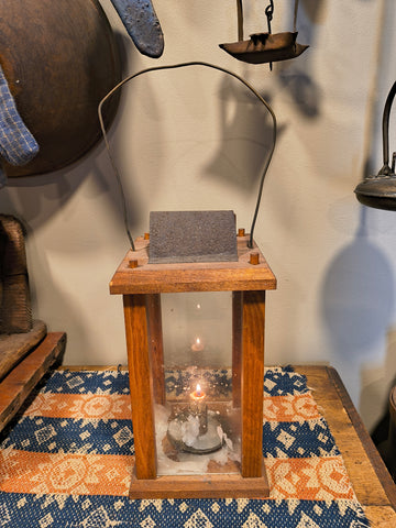 Primitive Wooden Lantern