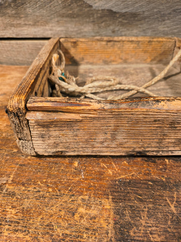 Antique hanging wooden scale