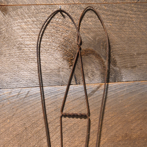 Antique Heart Shaped Wire Rug Beater