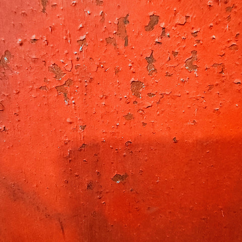 Vintage primitive cabinet with 6 drawers