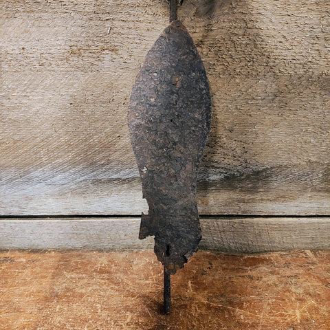 Antique 1700's Hand Wrought Iron Ice Skates.