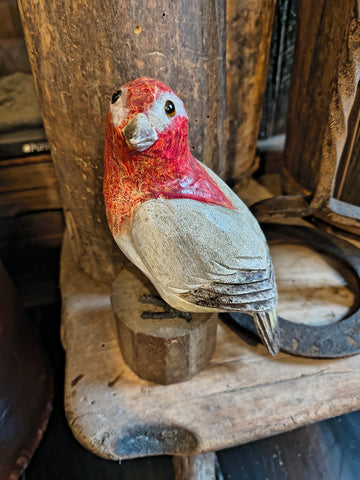 Primitive Wooden Hand Carved Bird