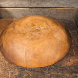 Antique Wooden Bowl with 6 tart cookies