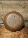Antique Redware Plate 11.5"