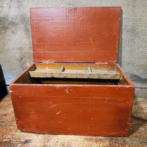Antique Wooden Keepsakes Box