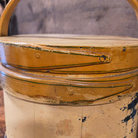 Antique Primitive Wooden Firkin