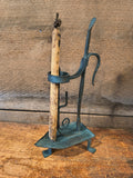 Primitive Metal Candle Holder