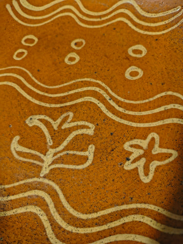 19th Century Redware Plate