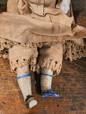 Antique 2 8-in Porcelain Dolls