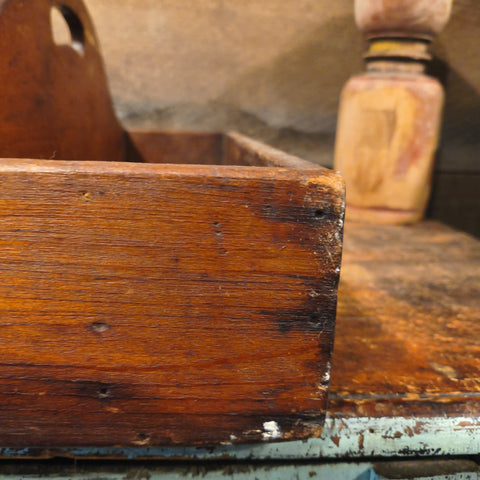 Antique Primitive Wooden Carrier