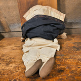 Primitive Vintage Stuffed Doll 19"