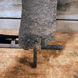Antique 1700's Hand Wrought Iron Ice Skates.