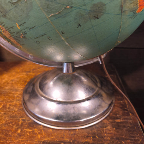 Vintage 1950's Replogle Reference 10 Inch World Globe