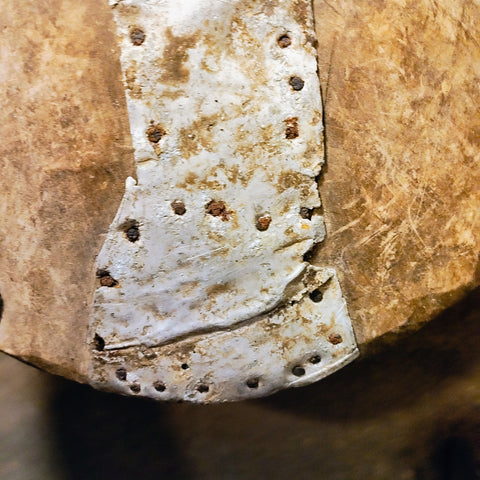 Antique Wooden Bowl Scale