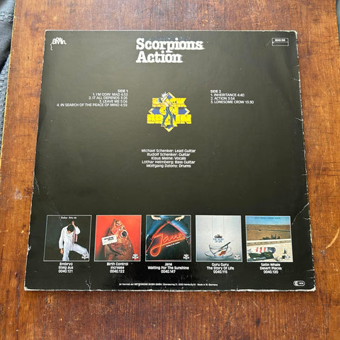 Scorpions Action Lp Back