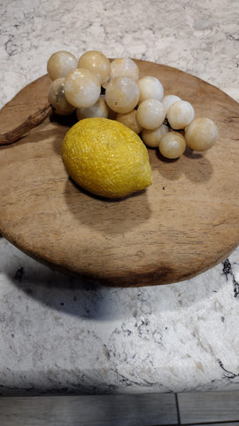 Alabaster Stone Fruit Grapes & Lemon
