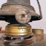 Vintage Clear Glass Kerosene Oil Lamp