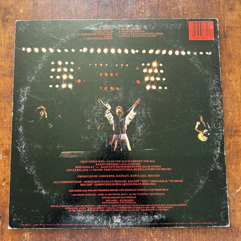 Vintage Ozzy Osbourne Blizzard Of Oz