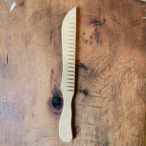 Vintage Wood Knifes Set Of 3