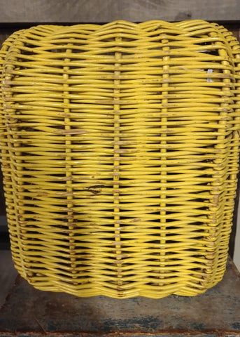 Vintage Yellow Basket