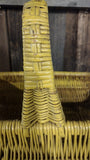 Vintage Yellow Basket