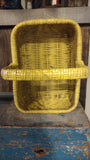 Vintage Yellow Basket