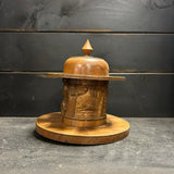 Vintage Carved Wooden Tobacco Pipe Stand for 7 Pipes