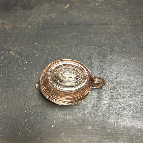 Vintage Anchor Hocking Manhattan Pink Depression Glass Creamer