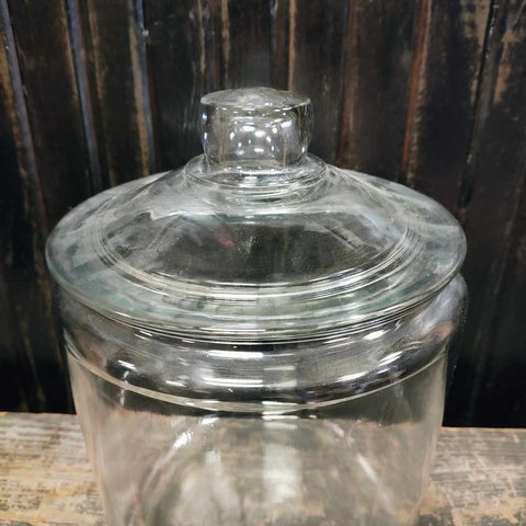 Vintage Apothecary Glass Container 1