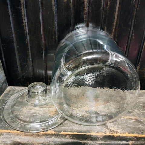 Vintage Apothecary Glass Container 1