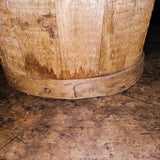 Primitive Wooden Barrel