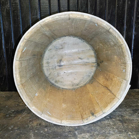 Primitive Wooden Barrel