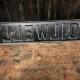 Embossed Metal OILWELL Pump Jack Sign