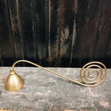 Vintage Brass Candle Snuffer Coiled Handle