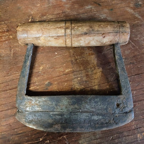 Antique Wood Handle Chopper #4