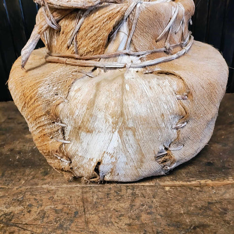 Antique Primitive Native American Hand Made Tree Bark Basket